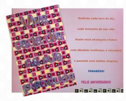 Cartão Aniversário - G9 - Cod. 834