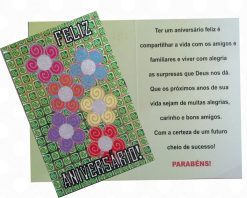 Cartão Aniversário - G9 - Cod. 836
