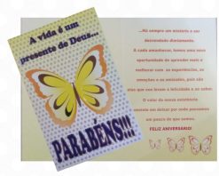 Cartão Aniversário - G9 - Cod. 826