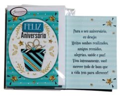 Cartão Aniversário - G5 - Cod. 495