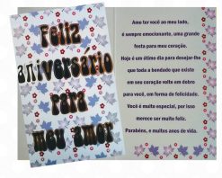 Cartão Aniversário - G9 - Cod. 831