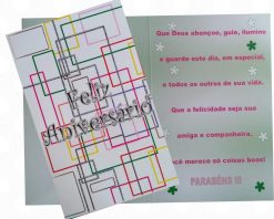 Cartão Aniversário - G9 - Cod. 832